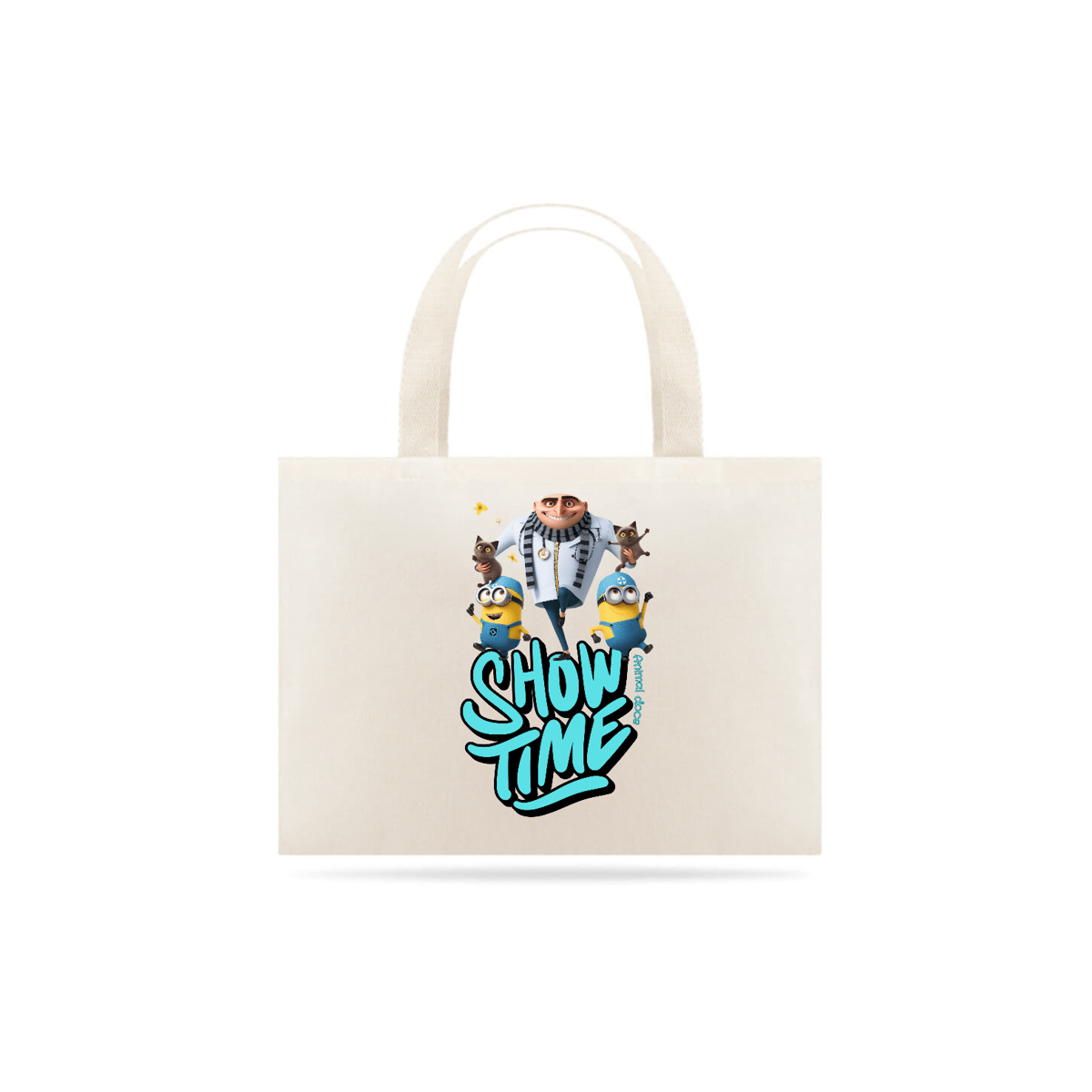 Nome do produto: ECOBAG GRANDE CRU, MEU MALVADO FAVORITO S. TIME, 100%ALGODAO