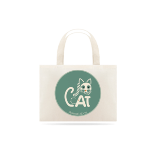 ECOBAG GRANDE CRU, CAT LETRAS, 100%ALGODAO.