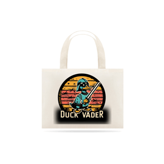 ECOBAG GRANDE CRU, DUCK VADER STAR WARS, 100%ALGODAO