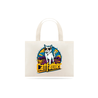 Nome do produto ECOBAG GRANDE CRU CAT, THE CAT FATHER 100%ALGODAO