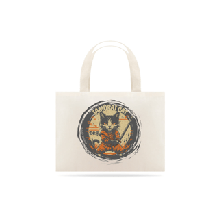 Nome do produto ECOBAG GRANDE CRU, SAMURAI CAT, 100%ALGODAO