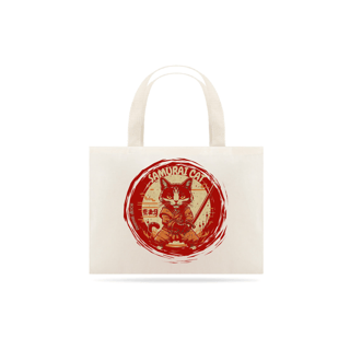 Nome do produto ECOBAG GRANDE CRU, SAMURAI CAT, 100%ALGODAO