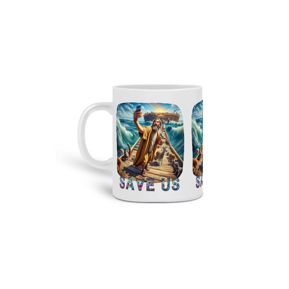 CANECA PERSONALIZADA CRIATIVA EM CERÂMICA, 325ML C/03 LADOS JUST DO IT LATER 