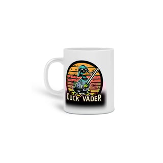 Nome do produto  CANECA PERSONALIZADA CRIATIVA EM CERÂMICA, 320ML C/02 LADOS DUCK VADER STAR WARS