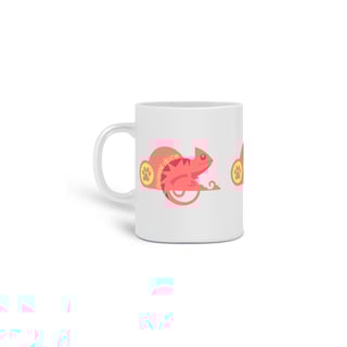 Nome do produto  CANECA PERSONALIZADA CRIATIVA EM CERÂMICA, 325ML C/03 LADOS LIZARD