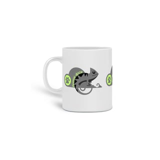 Nome do produto  CANECA PERSONALIZADA CRIATIVA EM CERÂMICA, 325ML C/03 LADOS LIZARD  