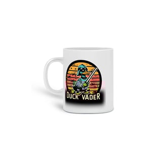 Nome do produto  CANECA PERSONALIZADA CRIATIVA EM CERÂMICA, 325ML C/02 LADOS DUCK VADER STAR WARS