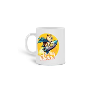 Nome do produto CANECA PERSONALIZADA CRIATIVA EM CERÂMICA, 325ML C/02 LADOS BITCOIN TO THE MOON