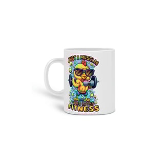 Nome do produto  CANECA PERSONALIZADA CRIATIVA EM CERÂMICA, 325ML C/02 LADOS MEME WHO LOVES FITNESS