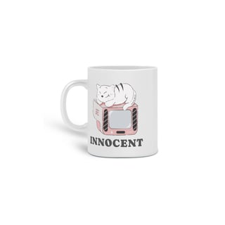 Nome do produto CANECA PERSONALIZADA CRIATIVA EM CERÂMICA, 325ML C/02 LADOS,  CAT INNOCENT