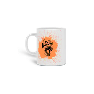  CANECA PERSONALIZADA CRIATIVA EM CERÂMICA, 325ML C/02 LADOS, MONKEY