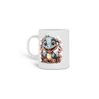Nome do produto  CANECA PERSONALIZADA CRIATIVA EM CERÂMICA, 325ML C/02LADOS, BABY DRAGON