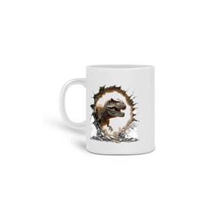 Nome do produto  CANECA PERSONALIZADA CRIATIVA EM CERÂMICA, 325ML C/02LADOS, DINOSSAURO 