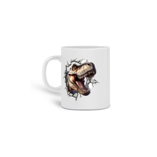 Nome do produto  CANECA PERSONALIZADA CRIATIVA EM CERÂMICA, 325ML C/02LADOS, DINOSSAURO 