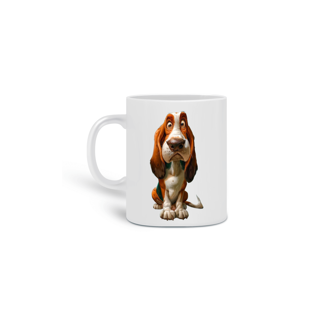  CANECA PERSONALIZADA CRIATIVA EM CERÂMICA, 325ML C/02LADOS, DOG