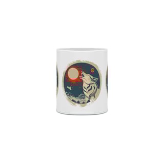 Nome do produto CANECA PERSONALIZADA CRIATIVA EM CERÂMICA, 325ML C/03 LADOS AKITA INU SOL NASCENTE 