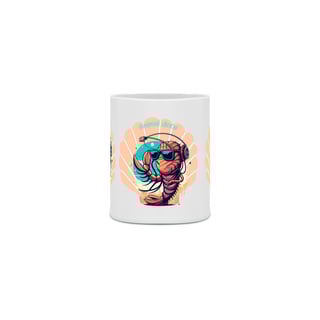 Nome do produto CANECA PERSONALIZADA CRIATIVA EM CERÂMICA, 325ML C/03 LADOS LOBSTER