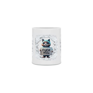 Nome do produto CANECA PERSONALIZADA CRIATIVA EM CERÂMICA, 325ML C/03 LADOS FUCK YOU