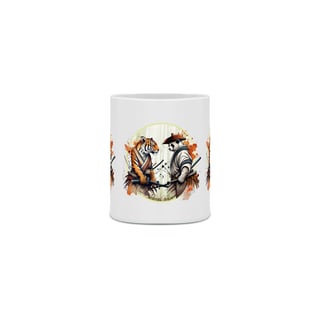 Nome do produto CANECA PERSONALIZADA CRIATIVA EM CERÂMICA, 325ML C/03 LADOS SAMURAI