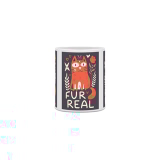 Nome do produto CANECA PERSONALIZADA CRIATIVA EM CERÂMICA, 325ML C/03 LADOS CAT FUR REAL