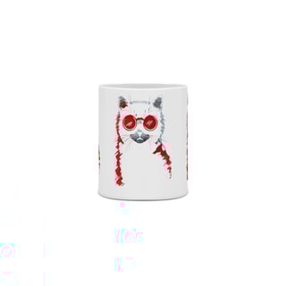 Nome do produto CANECA PERSONALIZADA CRIATIVA EM CERÂMICA 325ML 03 LADOS, CAT TRAÇOS 