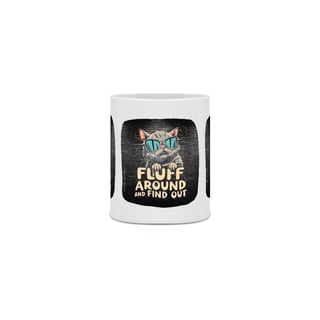 Nome do produto  CANECA PERSONALIZADA CRIATIVA EM CERÂMICA, 325ML C/03 LADOS WOLF  I DO WHAT I WANT
