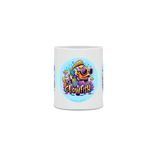 Nome do produto  CANECA PERSONALIZADA CRIATIVA EM CERÂMICA, 320ML C/03 LADOS CLOWFISH