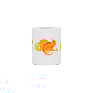 Nome do produto  CANECA PERSONALIZADA CRIATIVA EM CERÂMICA, 325ML C/03 LADOS LIZARD
