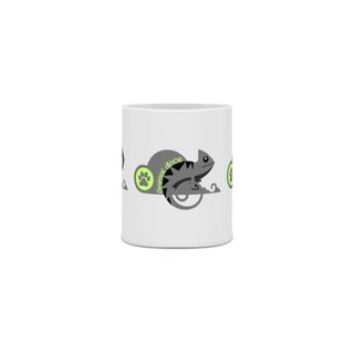Nome do produto  CANECA PERSONALIZADA CRIATIVA EM CERÂMICA, 325ML C/03 LADOS LIZARD  