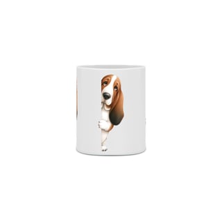 Nome do produto  CANECA PERSONALIZADA CRIATIVA EM CERÂMICA, 325ML C/03LADOS, DOG BEAGLE