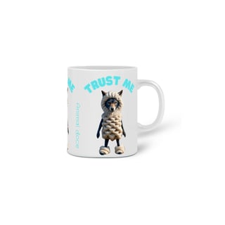 Nome do produto CANECA PERSONALIZADA CRIATIVA EM CERÂMICA, 325ML C/03 LADOS TRUST ME 