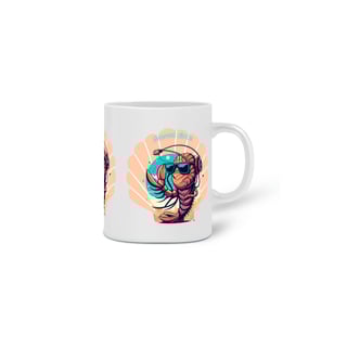 Nome do produto CANECA PERSONALIZADA CRIATIVA EM CERÂMICA, 325ML C/03 LADOS LOBSTER