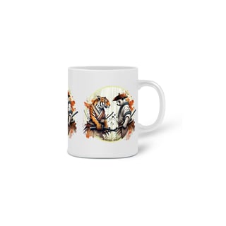 Nome do produto CANECA PERSONALIZADA CRIATIVA EM CERÂMICA, 325ML C/03 LADOS SAMURAI