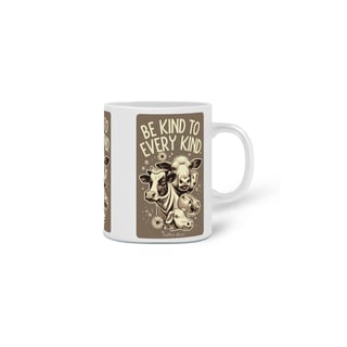 Nome do produto CANECA PERSONALIZADA CRIATIVA EM CERÂMICA 325ML 03 LADOS, TAURUS BE KIND