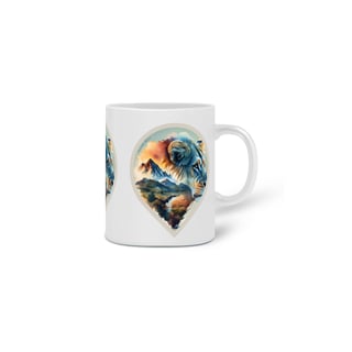 Nome do produto  CANECA PERSONALIZADA CRIATIVA EM CERÂMICA, 325ML C/03 LADOS LION KING