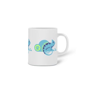 Nome do produto  CANECA PERSONALIZADA CRIATIVA EM CERÂMICA, 325ML C/03 LADOS LIZARD