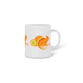 Nome do produto  CANECA PERSONALIZADA CRIATIVA EM CERÂMICA, 325ML C/03 LADOS LIZARD