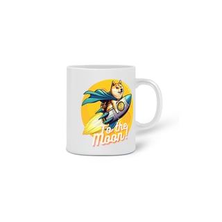 Nome do produto CANECA PERSONALIZADA CRIATIVA EM CERÂMICA, 325ML C/02 LADOS BITCOIN TO THE MOON