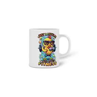 Nome do produto  CANECA PERSONALIZADA CRIATIVA EM CERÂMICA, 325ML C/02 LADOS MEME WHO LOVES FITNESS