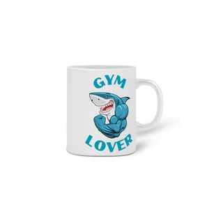 Nome do produto CANECA PERSONALIZADA CRIATIVA EM CERÂMICA, 325ML C/02 LADOS, GYM LOVER