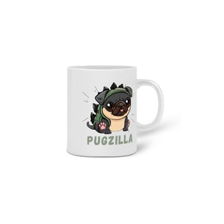 Nome do produto CANECA PERSONALIZADA CRIATIVA EM CERÂMICA, 325ML C/02 LADOS, PUGZILLA