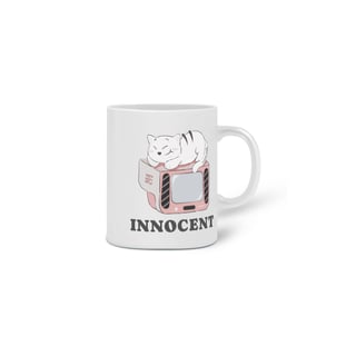 Nome do produto CANECA PERSONALIZADA CRIATIVA EM CERÂMICA, 325ML C/02 LADOS,  CAT INNOCENT