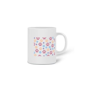 Nome do produto  CANECA PERSONALIZADA CRIATIVA EM CERÂMICA, 325ML C/02 LADOS, PATINHAS