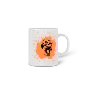 Nome do produto  CANECA PERSONALIZADA CRIATIVA EM CERÂMICA, 325ML C/02 LADOS, MONKEY