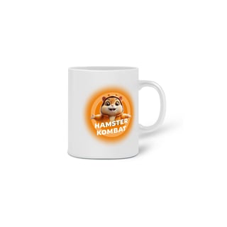 Nome do produto  CANECA PERSONALIZADA CRIATIVA EM CERÂMICA, 325ML C/02 LADOS,  HAMSTER KOMBAT-1