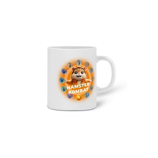 Nome do produto  CANECA PERSONALIZADA CRIATIVA EM CERÂMICA, 325ML C/02 LADOS,  HAMSTER KOMBAT-2