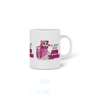 Nome do produto  CANECA PERSONALIZADA CRIATIVA EM CERÂMICA, 325ML C/03 LADOS, EU GOSTO ASSIM AMOSTRADINHA