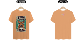 Nome do produto CAMISETA T-SHIRT ESTONADA F/V, DOG DE BOA IGUAL UM PINSCHER 