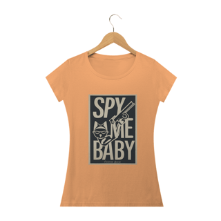 CAMISETA BABY LONG ESTONANDA, SPYME BABY CAT LETRAS 