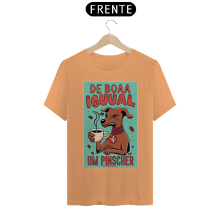 Nome do produto CAMISETA T-SHIRT ESTONADA, DOG DE BOA IGUAL UM PINSCHER 